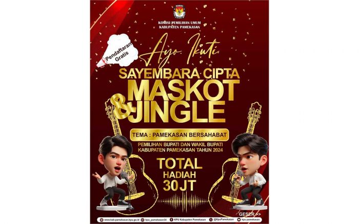 Sayembara Cipta Maskot dan Jingle pada Pemilihan Bupati dan Wakil Bupati Pamekasan Tahun 2024 Sayembara Cipta Maskot dan Jingle pada Pemilihan Bupati dan Wakil Bupati Pamekasan Tahun 2024