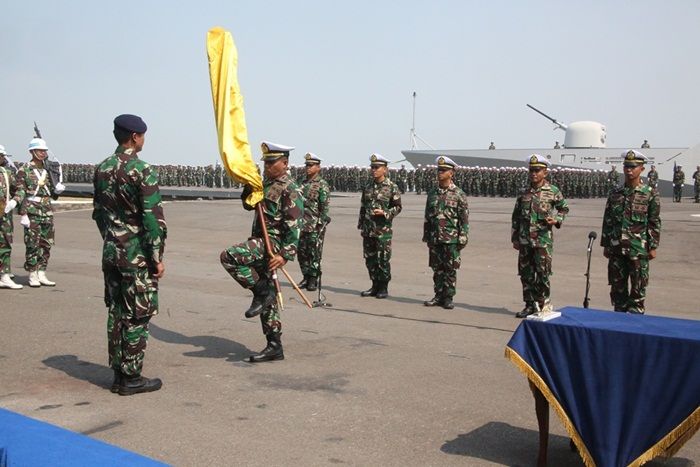 Koarmada II Gelar Geladi Bersih Jelang Sertijab Tiga Pati TNI AL