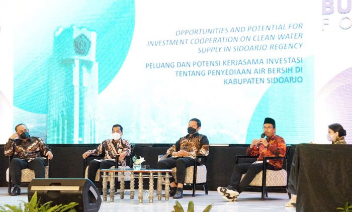 Bupati Sidoarjo Tawarkan Peluang Kerja Sama Pengelolaan Air Bersih