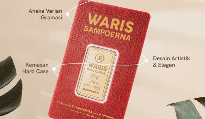 Merangkak Tipis, Segini Harga Emas Waris Sampoerna per Senin 24 Maret 2025 Merangkak Tipis, Segini Harga Emas Waris Sampoerna per Senin 24 Maret 2025
