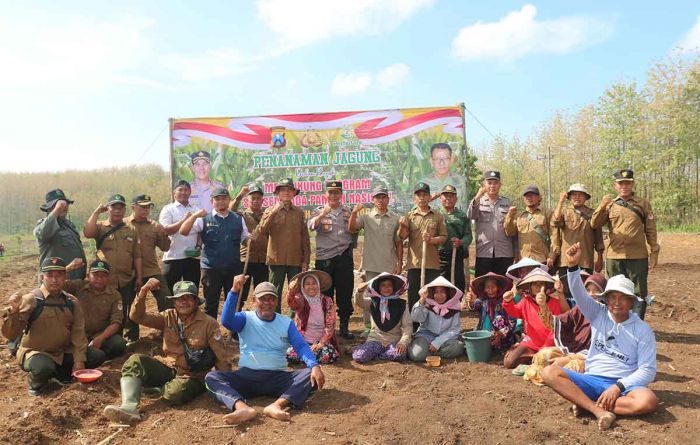 Dukung Program Ketahanan Pangan, Polsek Kabuh Manfaatkan 4 Hektare Lahan Kosong Dukung Program Ketahanan Pangan, Polsek Kabuh Manfaatkan 4 Hektare Lahan Kosong