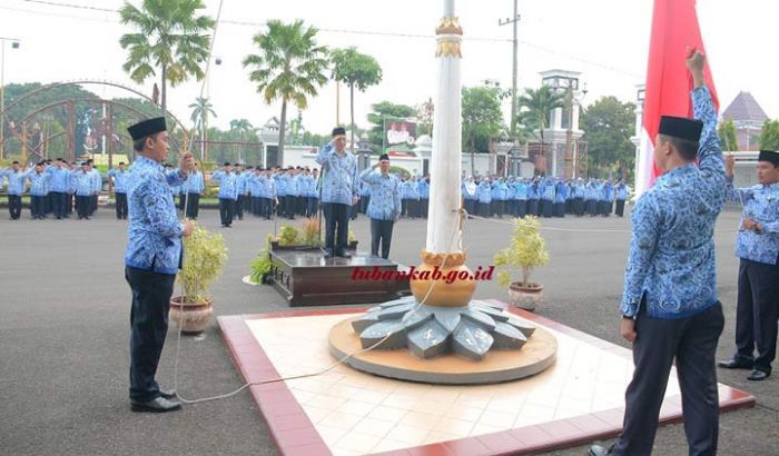 Meski Libur, ASN di Tuban Wajib Ikut Upacara Bendera Hari Lahir Pancasila