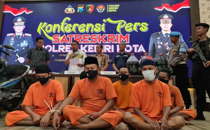 Awal 2024, Polres Kediri Kota Ungkap 8 Kasus