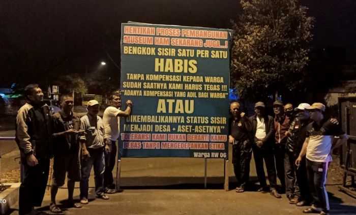Tuntut Kompensasi, Warga Sisir Minta Pembangunan Museum HAM Dihentikan Tuntut Kompensasi, Warga Sisir Minta Pembangunan Museum HAM Dihentikan