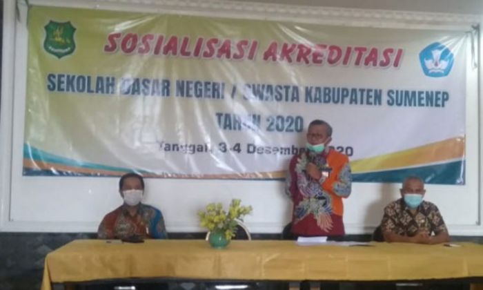 Jaga Kualitas Pendidikan, Disdik Sumenep Gelar Sosialisasi Akreditasi Jenjang SD