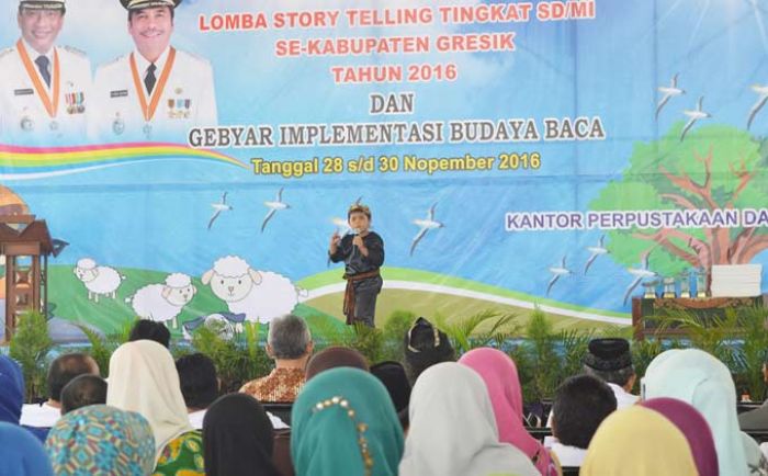 Fajar Raih Juara Story Telling Tingkat Kabupaten Gresik