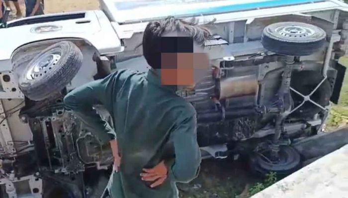Mobil MBG Terguling di Pamekasan, Begini Kronologinya