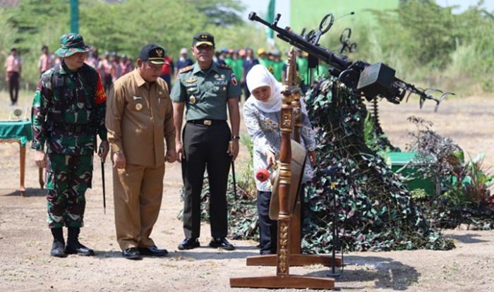 Buka TMMD ke-106 di Jabon Sidoarjo, Begini Pesan Khofifah