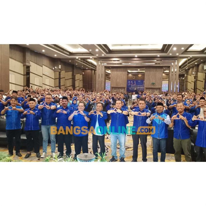 Gelar Pendidikan Politik Kader, Demokrat Gresik Targetkan 10 Kursi di Pemilu 2029