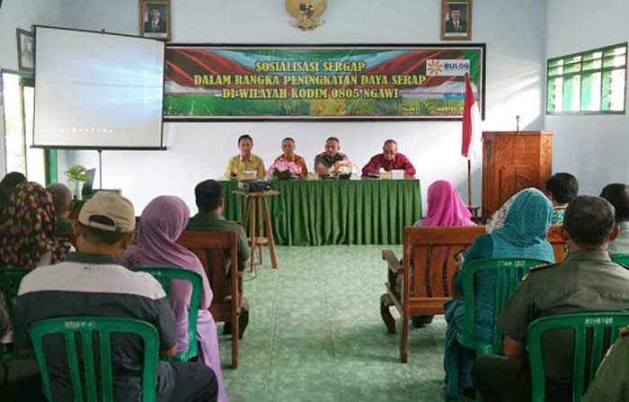 Kodim Ngawi Gelar Sosialisasi Serapan Gabah Kodim Ngawi Gelar Sosialisasi Serapan Gabah
