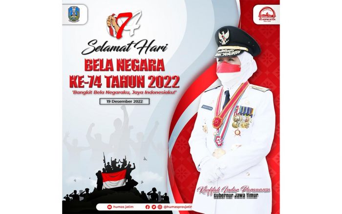 Peringati Hari Bela Negara, Gubernur Khofifah: Jaga NKRI Jadi Tugas Semua Rakyat Peringati Hari Bela Negara, Gubernur Khofifah: Jaga NKRI Jadi Tugas Semua Rakyat