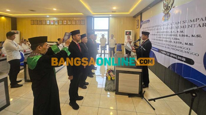 4 Camat di Kabupaten Probolinggo Dilantik Jadi PPATS
