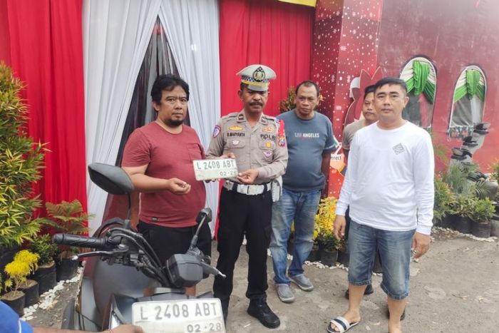Terlacak GPS, Motor Milik Warga Surabaya yang Dicuri Ditemukan di Bangkalan