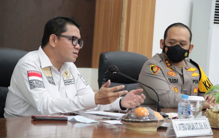 Arteria Dahlan, Anggota DPR RI Komisi III Kunjungi Mapolres Kediri Kota Arteria Dahlan, Anggota DPR RI Komisi III Kunjungi Mapolres Kediri Kota