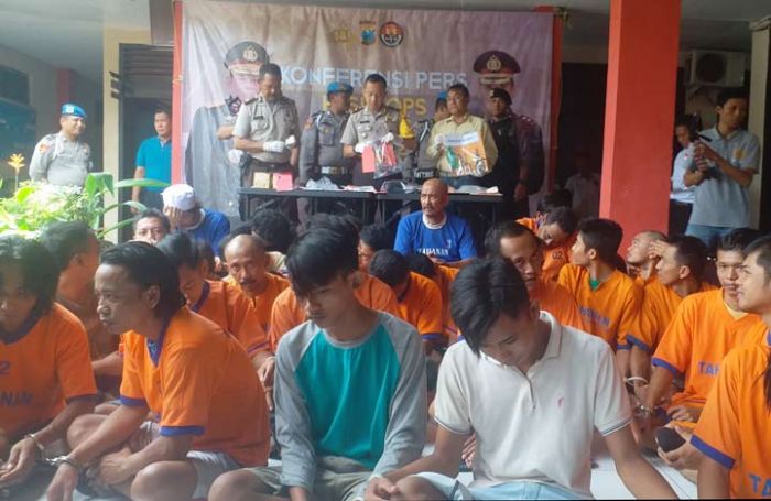 Pores Bangkalan Ringkus 37 Tersangka Narkoba, Ada Oknum PNS hingga Kades