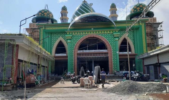 Pembangunan Masjid Bersejarah Peninggalan Bupati Mojokerto RAA Kromojoyo Segera Rampung