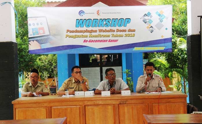 Kominfo Bojonegoro Beri Pelatihan Pengelolaan Website Desa di Kanor