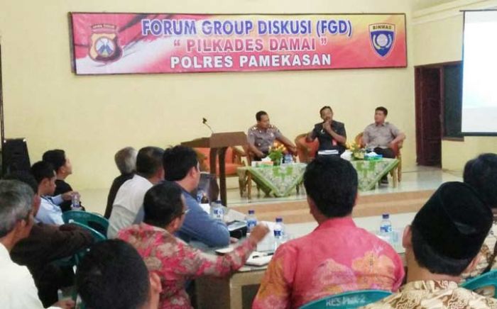 Polres Pamekasan Gelar FGD Pilkades Serentak 