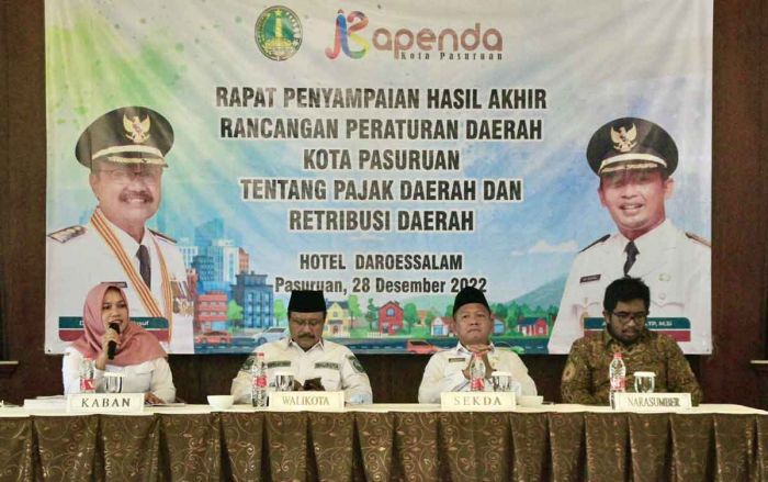 Wali Kota Pasuruan Ajak Setiap Perangkat Daerah Maksimalkan Restrtribusi Pajak