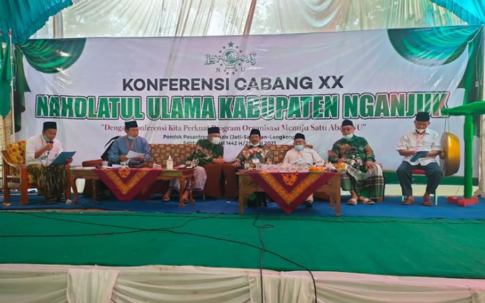 Duet KH. Hasyim Affandi - KH. Ali Mustofa Said Pimpin PCNU Nganjuk