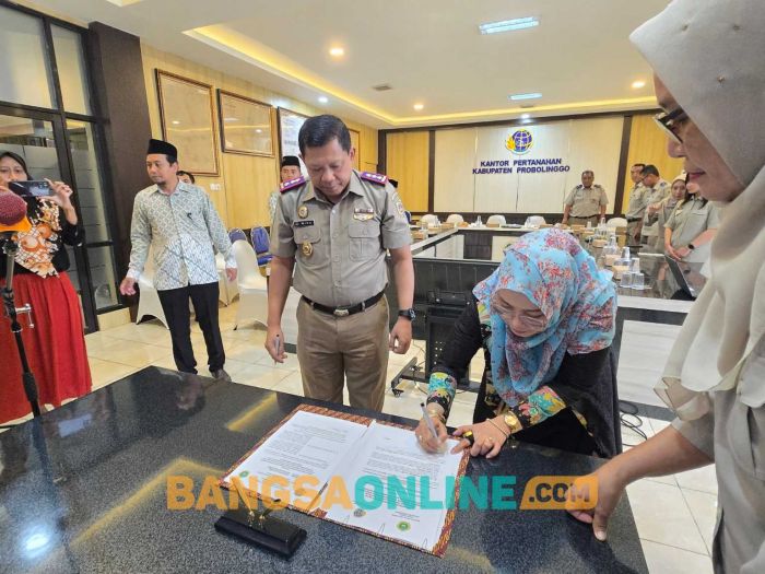 Tuntaskan Sertifikasi Tanah Wakaf, BPN Kabupaten Probolinggo Gandeng STIH Zainul Hasan Genggong Tuntaskan Sertifikasi Tanah Wakaf, BPN Kabupaten Probolinggo Gandeng STIH Zainul Hasan Genggong