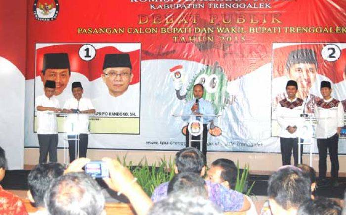 Debat Publik Cabup-Cawabup Trenggalek, Kedua Paslon Siap Kalah Debat Publik Cabup-Cawabup Trenggalek, Kedua Paslon Siap Kalah