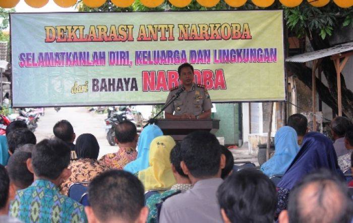 Kapolres Tuban Deklarasi Anti Narkoba di Kapolres Tuban Deklarasi Anti Narkoba di