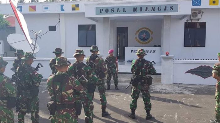 Pastikan Pulau Terluar di Indonesia Aman Pasca Pemilu, TNI-Polri Gelar Apel Bersama