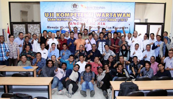 55 Wartawan Jatim Lulus UKW ke-19 PWI Jatim Kerjasama dengan Bank Mayapada