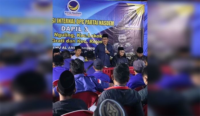 Konsolidasi NasDem Pasuruan Raya, Kader Khawatir Suara Merosot Pascapenangkapan Hasan Aminuddin Konsolidasi NasDem Pasuruan Raya, Kader Khawatir Suara Merosot Pascapenangkapan Hasan Aminuddin