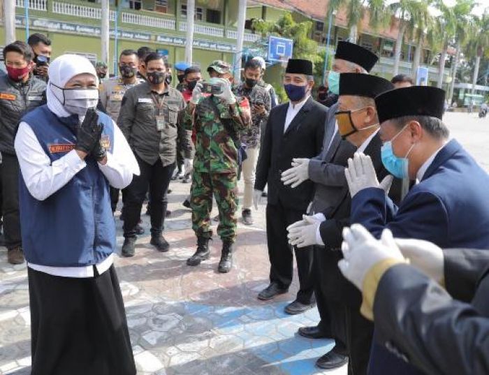 ​11 Santri Gontor Terpapar Covid-19, Forkopimda Turba Bawa Bantuan Alat Penegakan Protokol Kesehatan