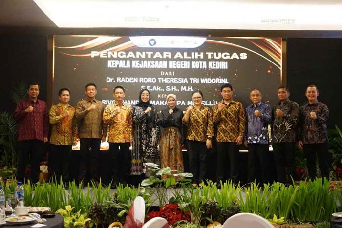 Pisah Sambut Kajari Kota Kediri, Vinanda Prameswati Apresiasi Kinerja dan Perkuat Sinergi