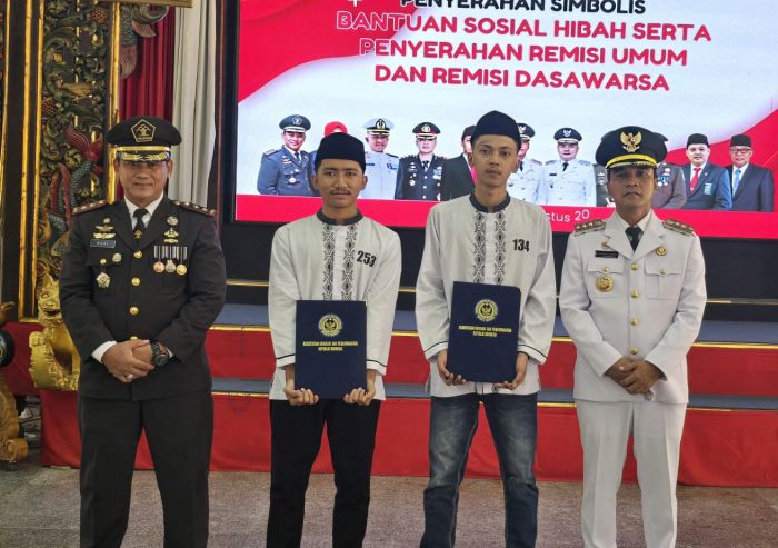 184 Warga Binaan Rutan Kelas II B Bangkalan Terima Remisi Hari Kemerdekaan ke-80