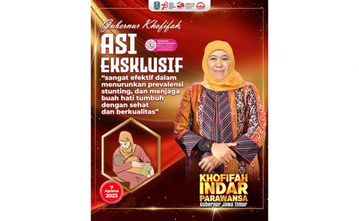 Peringati Pekan ASI Sedunia 2023, Gubernur Khofifah: Berikan ASI Eksklusif untuk Turunkan Stunting Peringati Pekan ASI Sedunia 2023, Gubernur Khofifah: Berikan ASI Eksklusif untuk Turunkan Stunting