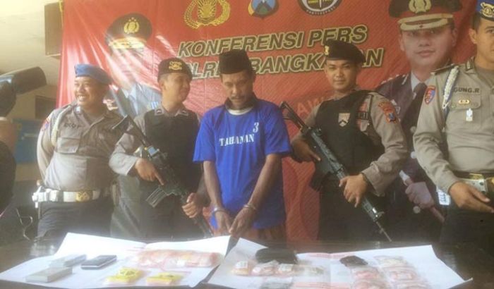 ​Tak Kapok, Residivis Narkoba di Burneh Bangkalan Kembali Diciduk Polisi