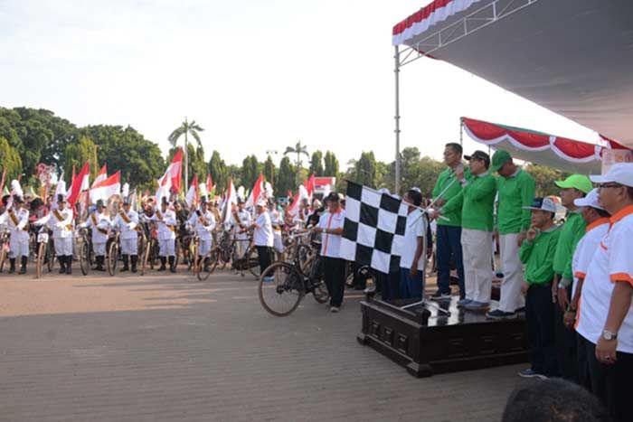 Ribuan Ontel Iringi Pengukuhan ISSI Tuban Ribuan Ontel Iringi Pengukuhan ISSI Tuban