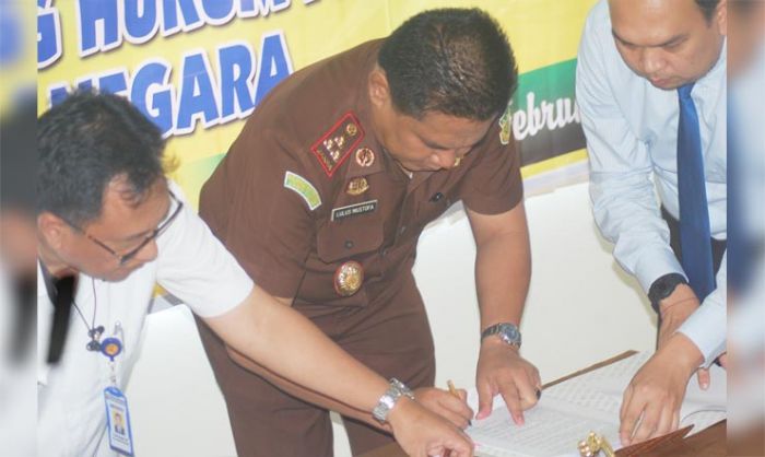 BBWS Teken MoU dengan Kejari Trenggalek Terkait Pembangunan Bendungan Tugu BBWS Teken MoU dengan Kejari Trenggalek Terkait Pembangunan Bendungan Tugu