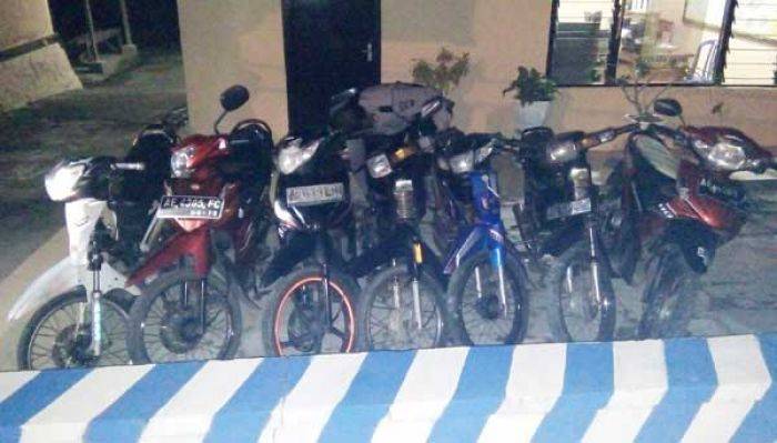 <i>Obrakan</i> Balap Liar di Ngawi, 7 Motor Ditinggal Kabur