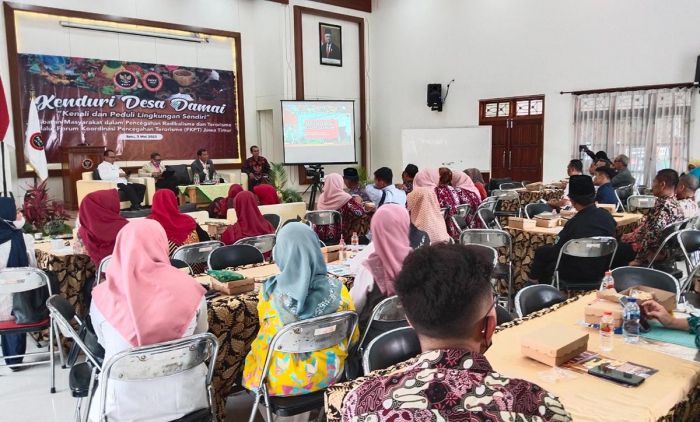 Cegah Radikalisme, BNPT dan FKPT Jatim Gelar Kenduri Desa Damai