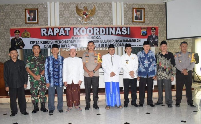 Polresta Sidoarjo Gelar Rakor Cipta Kondisi Pengamanan di Bulan Ramadan Polresta Sidoarjo Gelar Rakor Cipta Kondisi Pengamanan di Bulan Ramadan