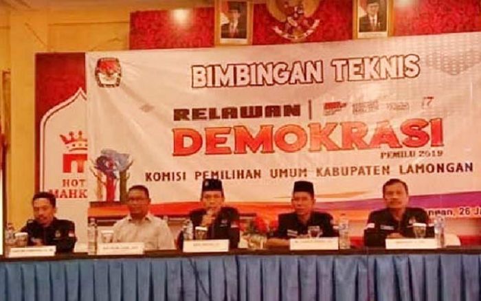 KPU Lamongan Gelar Bimtek untuk Relawan Demokrasi