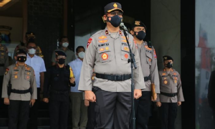 PPKM Darurat Hari Pertama, Polda Jatim Patroli Show of Force PPKM Darurat Hari Pertama, Polda Jatim Patroli Show of Force