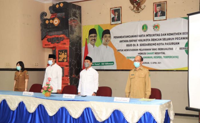 Tingkatkan Pelayanan RSUD dr. R. Soedarsono, Gus Ipul Ajak Dokter dan Pegawai Teken Pakta Integritas Tingkatkan Pelayanan RSUD dr. R. Soedarsono, Gus Ipul Ajak Dokter dan Pegawai Teken Pakta Integritas