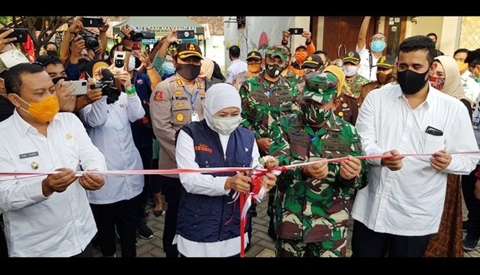 ​Kunjungi Kampung Tangguh di Kota Probolinggo, Khofifah Puji Keragaman Potensi Warga