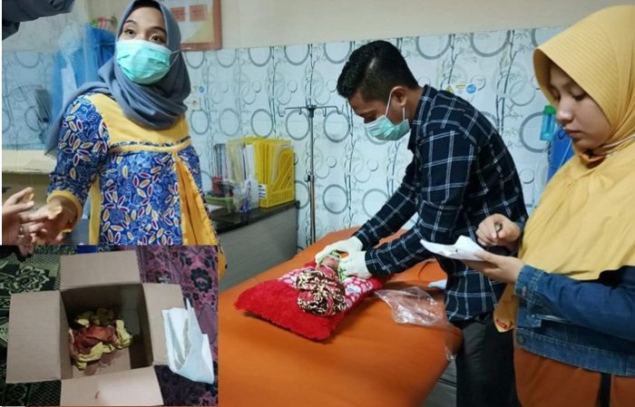 Bayi Cantik Diduga Hasil Hugel Dibuang di Dalam Kardus Minyak Goreng Bayi Cantik Diduga Hasil Hugel Dibuang di Dalam Kardus Minyak Goreng