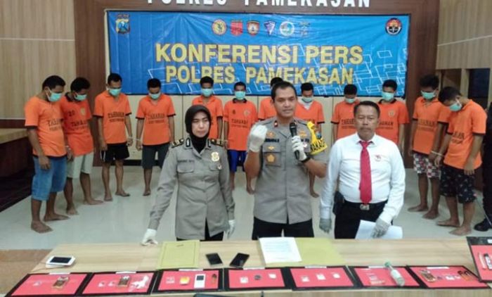 Panen Tangkapan, Polres Pamekasan Ringkus 12 Tersangka Narkoba Panen Tangkapan, Polres Pamekasan Ringkus 12 Tersangka Narkoba