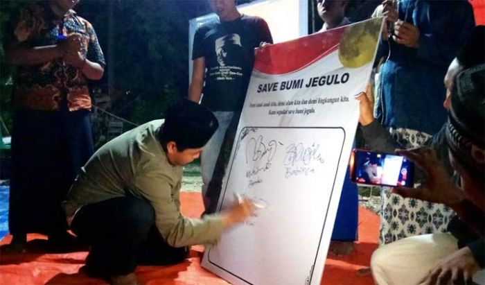 Galang Tanda Tangan, Warga Jegulo Tolak Eksplorasi Migas oleh PHE TEJ