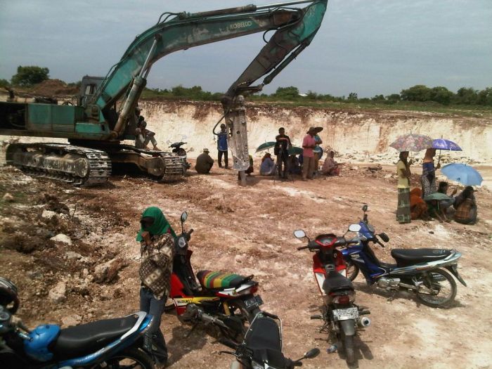 Bareskrim Hentikan Tambang Galian C  Diduga Ilegal di Panceng, Polres Gresik Ngaku Tak Dilibatkan