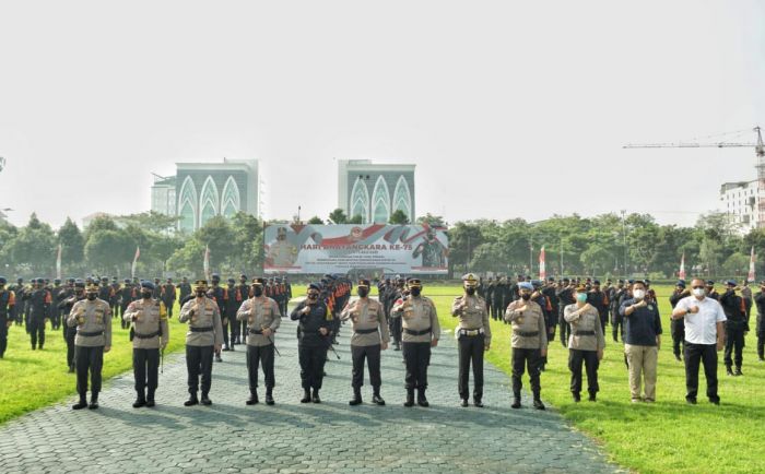 Kapolda Jatim: Terima Kasih Personel Korps Brimob Polri Telah Bantu Penanganan Covid-19 di Jatim