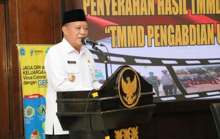 TMMD ke-109, Bupati Fadeli Apresiasi Sukses Wujudkan Program Terpadu dan Tepat Sasaran TMMD ke-109, Bupati Fadeli Apresiasi Sukses Wujudkan Program Terpadu dan Tepat Sasaran